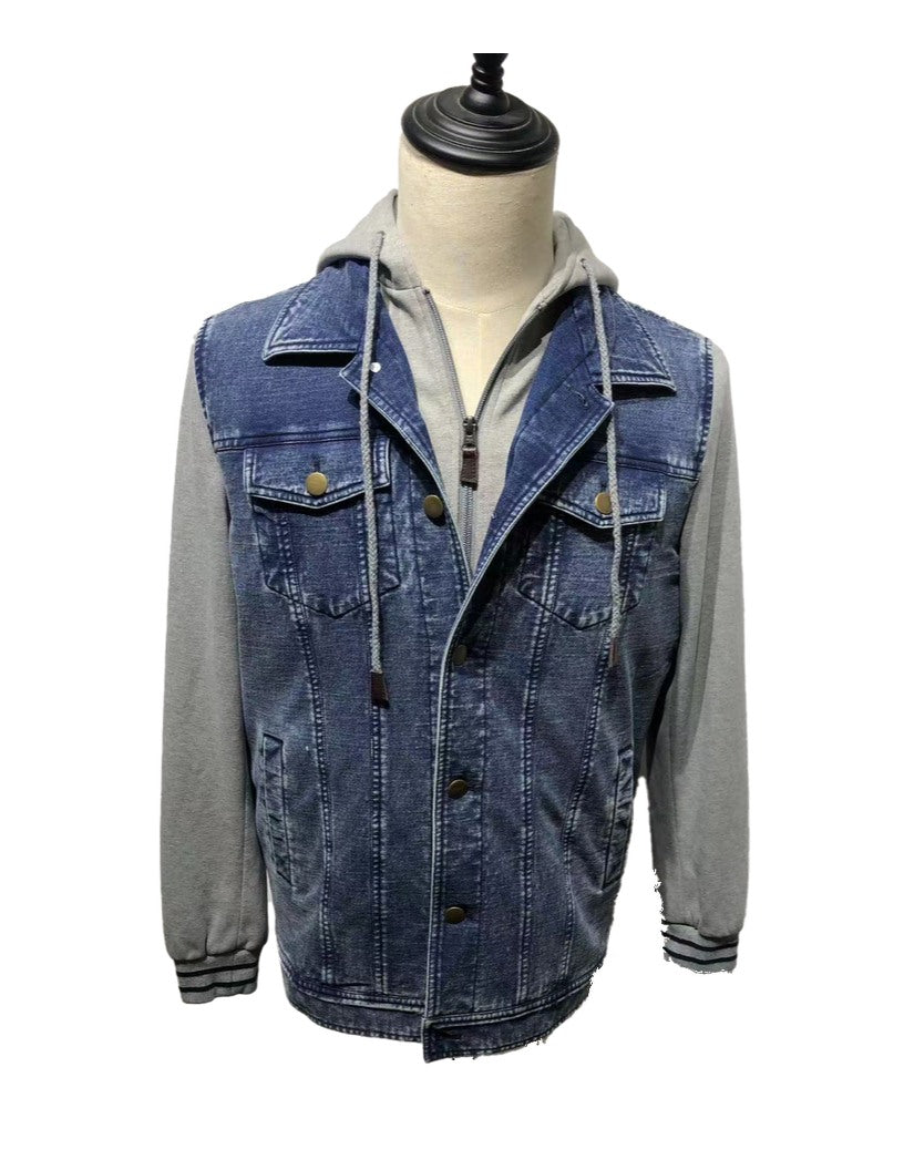 CHD444-12 HYBRID TRUCKER JACKET WITH A 5 YEAR WASH